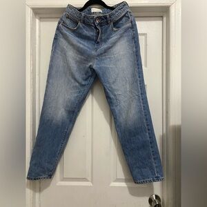 Zara Light Blue Straight Jeans
